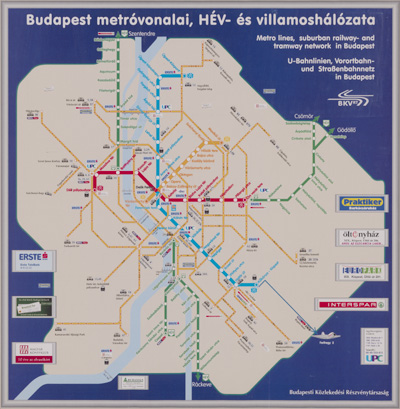 BKV térkép, 2002