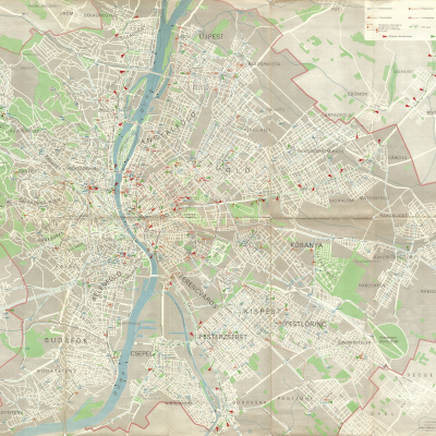 BKV térkép, 1973